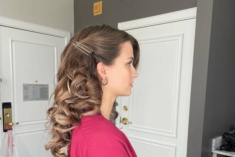 Bridesmaid hair