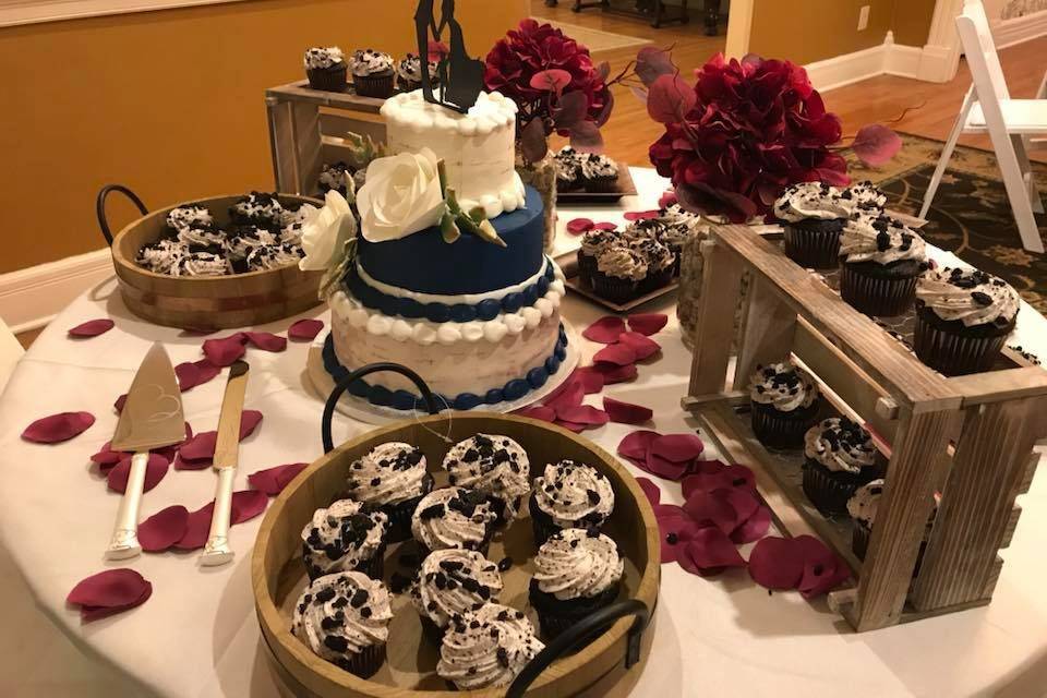 Cake table display