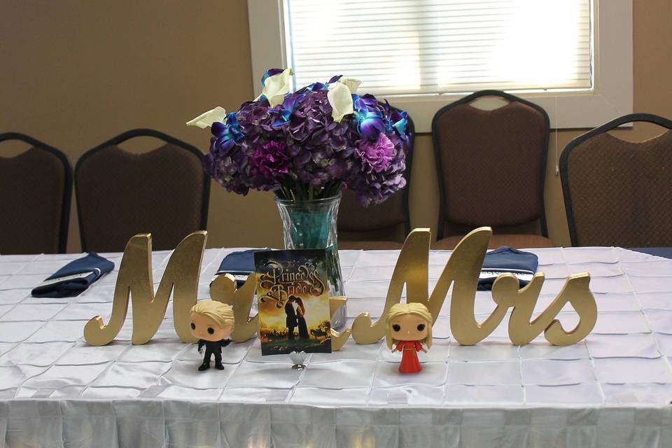 Head table decor- 