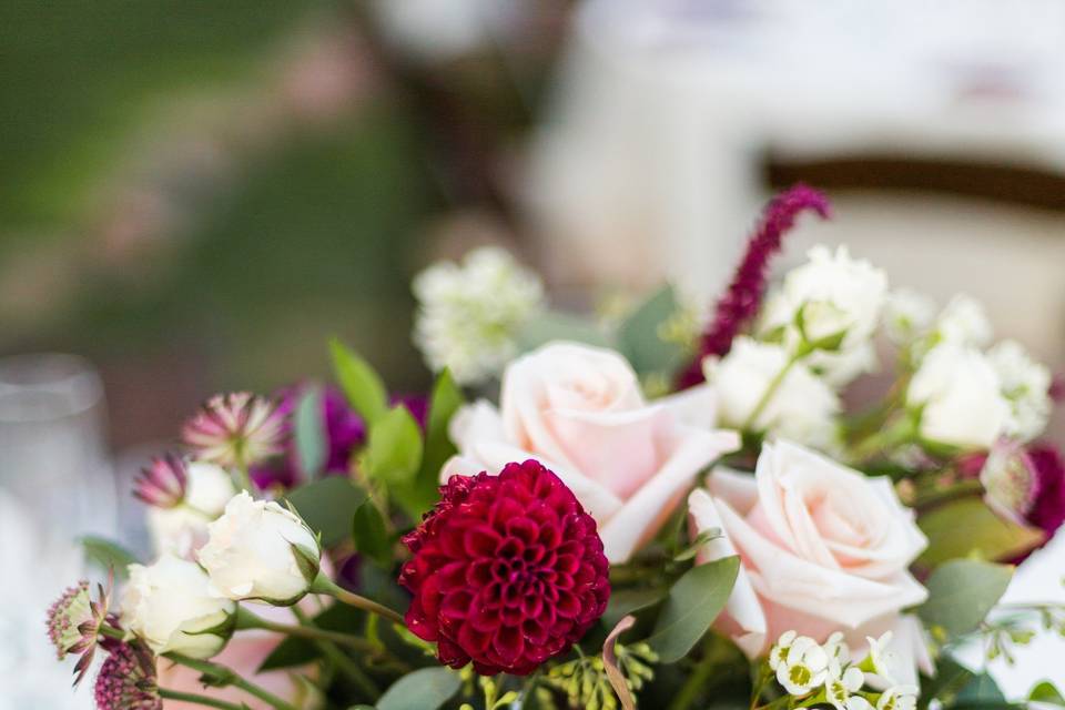 Burgundy and Blush Wedding