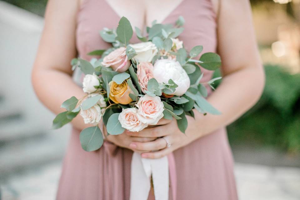 Blush Bridesmaid Bouquet