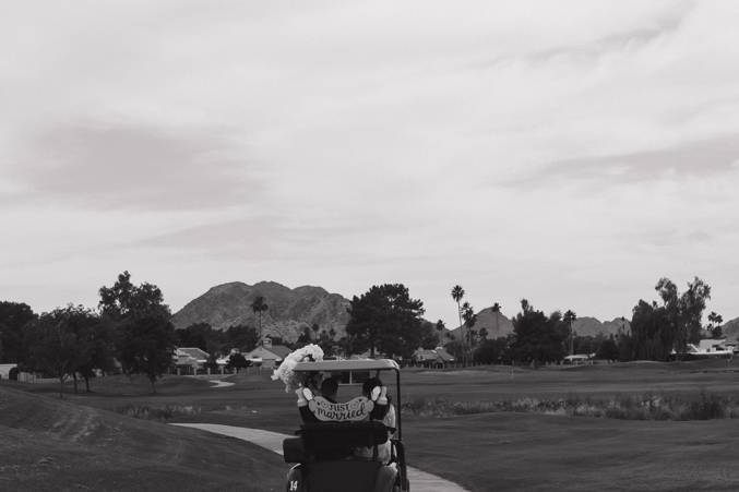 Golf Cart - Just Married