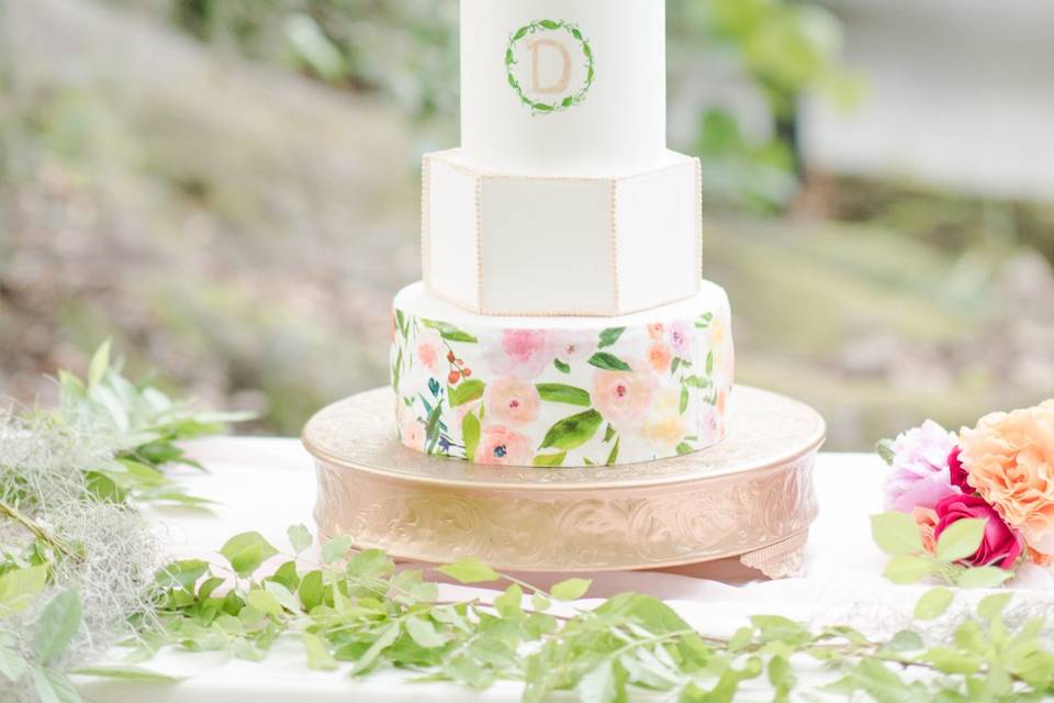 Magnolia Plantation cake