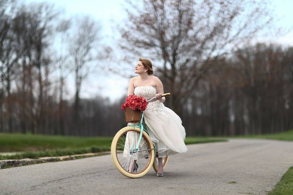 Bicycle bride