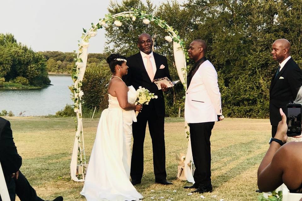 Intimate Lakeside Wedding Vows