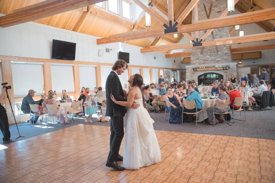 Their first dance