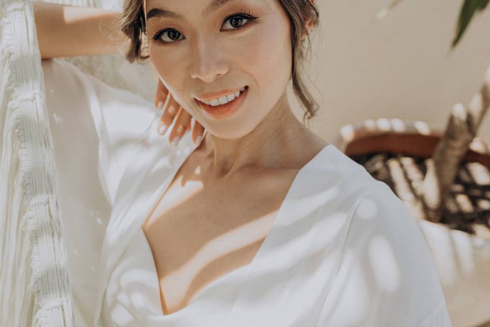 Tulum Bride Make up and hair