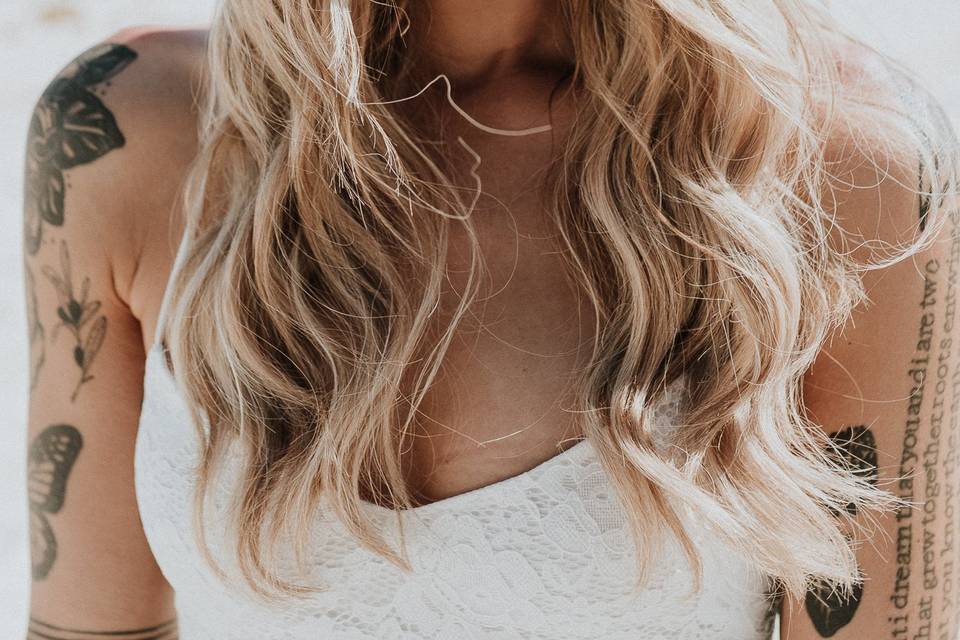 Tulum Bride Make up and hair