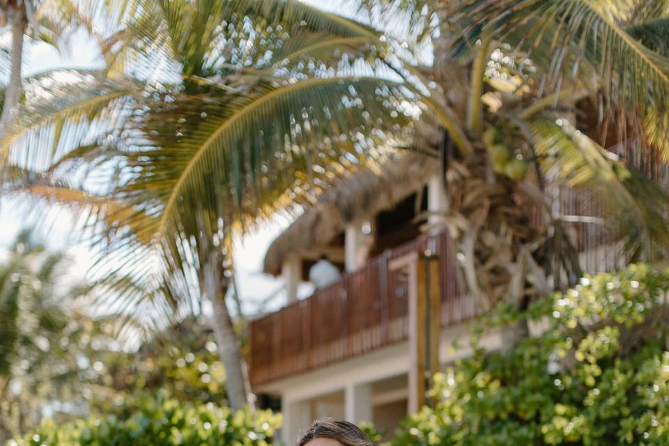 Tulum Bride Make up and hair