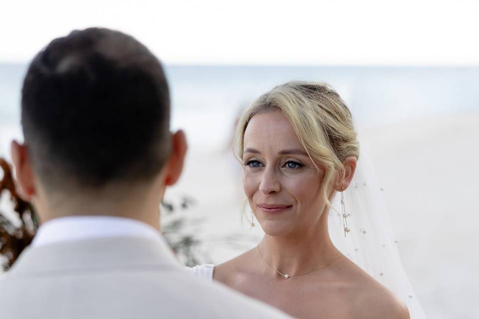 Bride make up and hair