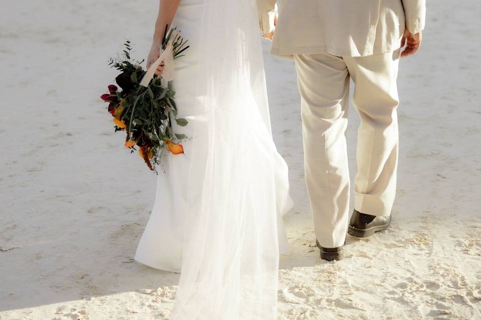 Tulum Bride Make up and hair