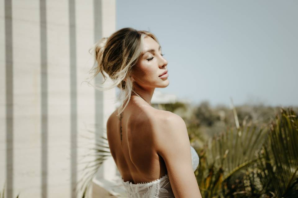 Tulum Bride Make up and hair