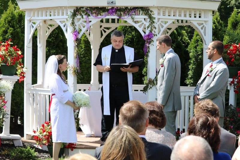 Two students enter into Catholic Church