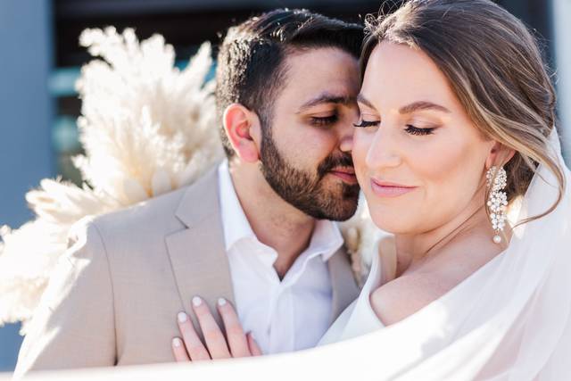 Bride and groom portraits