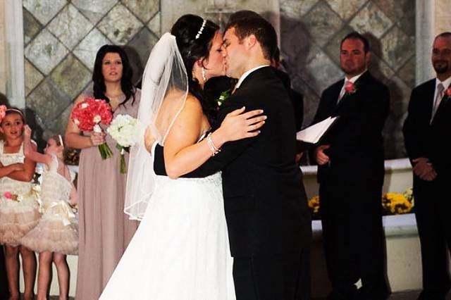 Wedding kiss