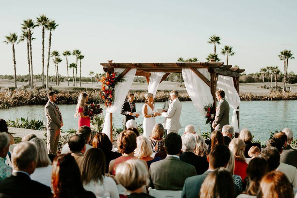 Lakeside ceremony