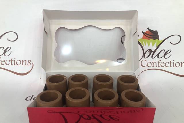 Chocolate shot glasses