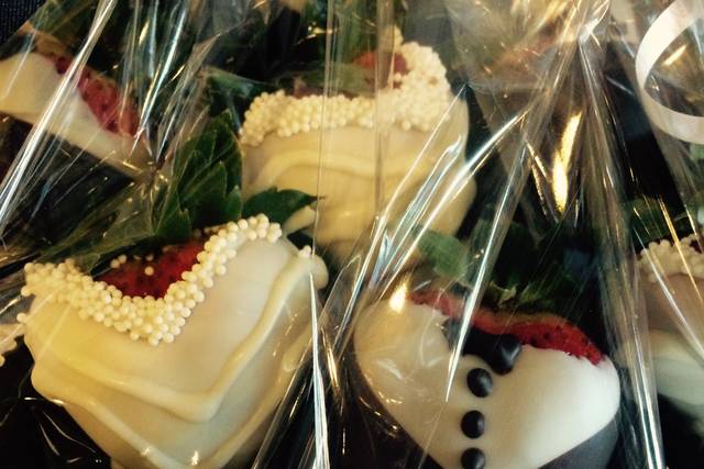 Decorated strawberries
