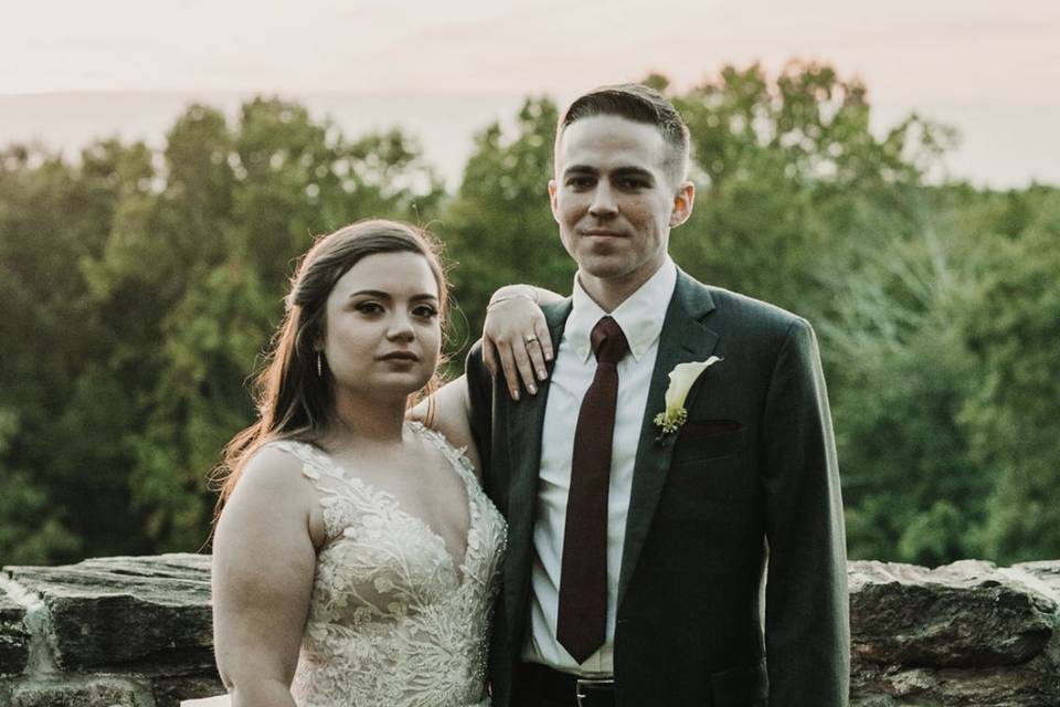 Bride on her wedding day