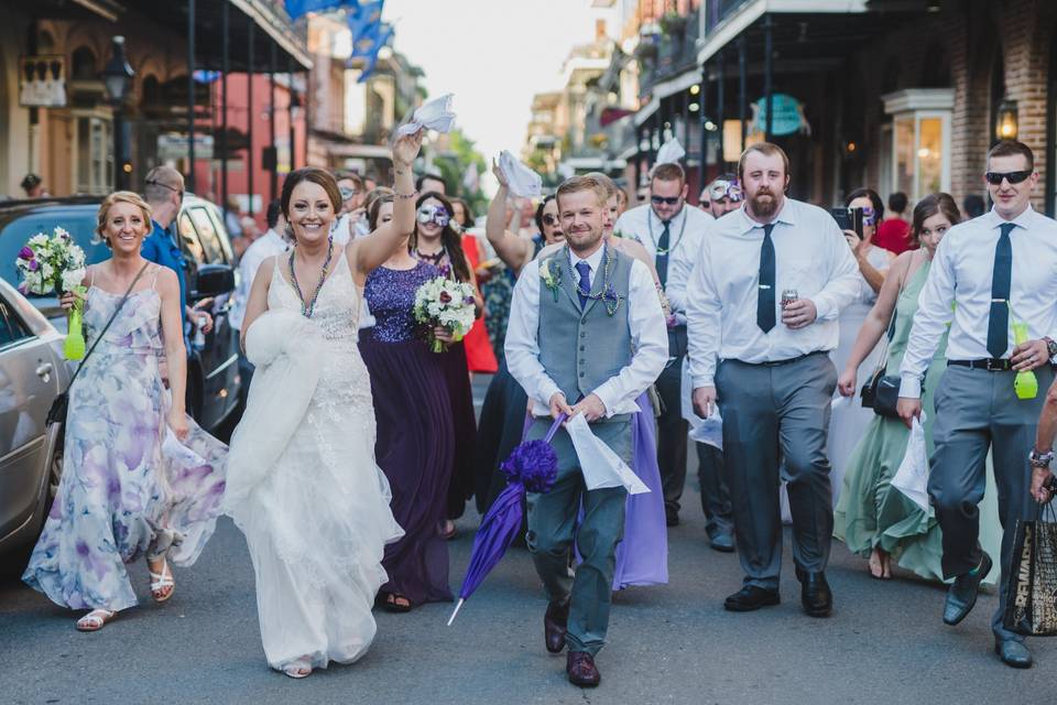 Ashley & Andrew Second Line