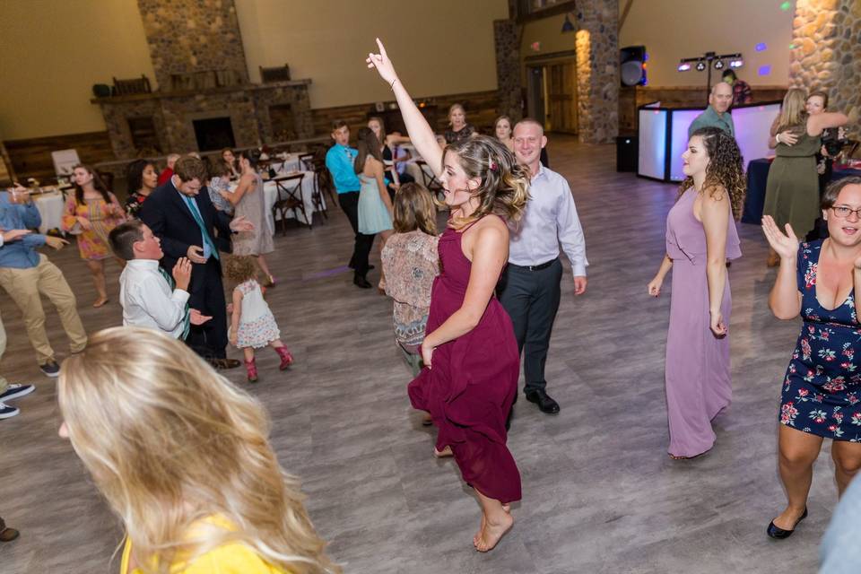 Guests on the dance floor