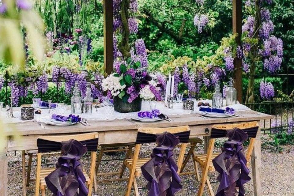 Lavender floral design