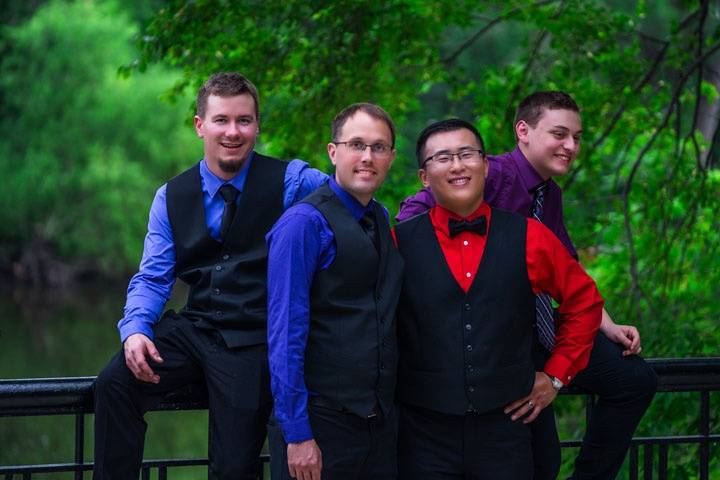 Shane and his groomsmen