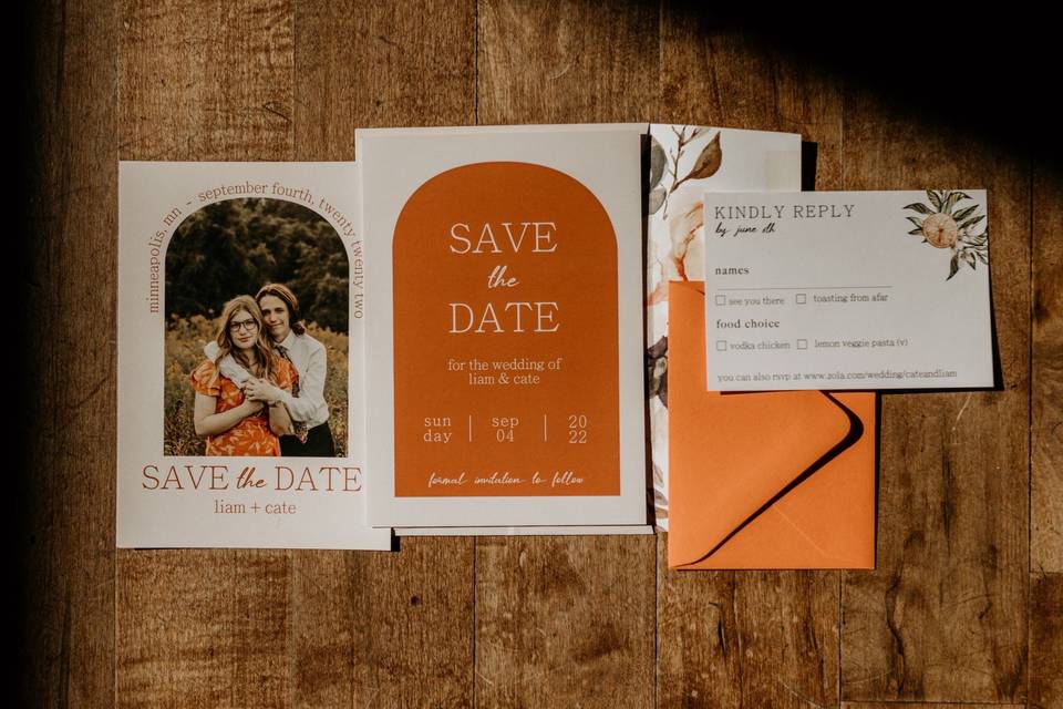 Arched Boho Save the Date