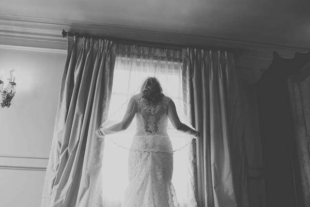 Bride at the window