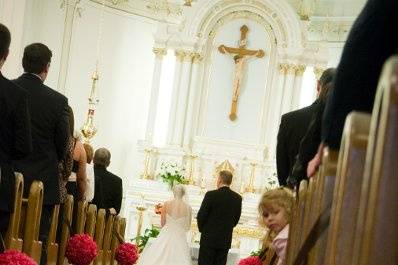 This wedding took place in Newport, RI. Photo by Ludwig Photography