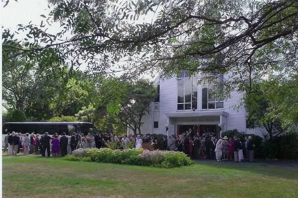 This wedding took place in South Kingstown, RI. Photo by Gallo Photography