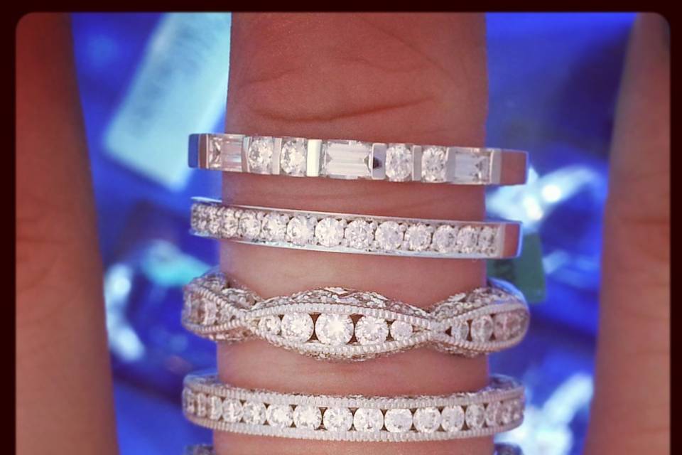 More of our favorite Tacori wedding bands.