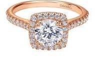 Our best-selling rose gold engagement ring.