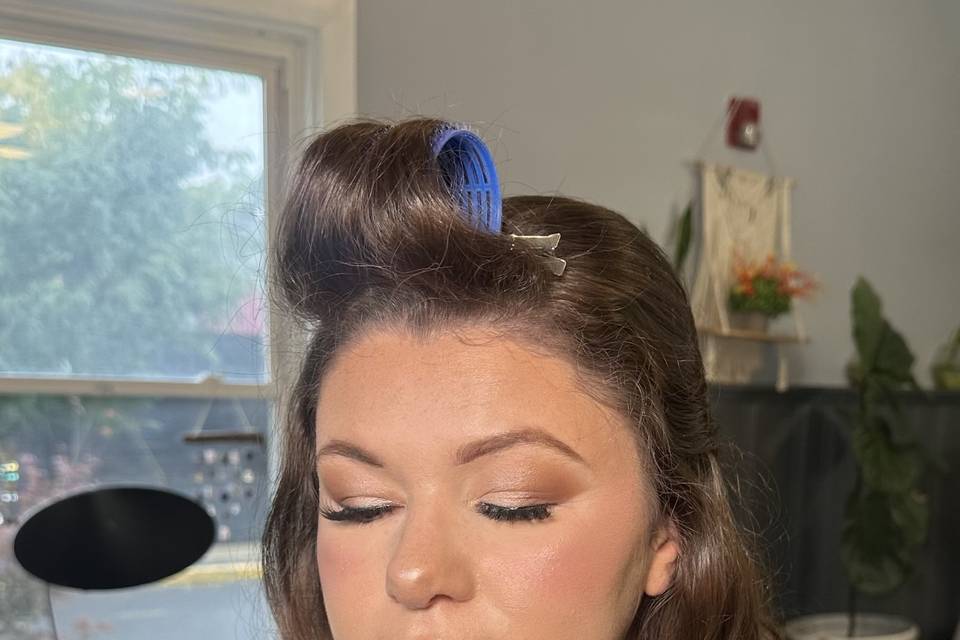 Wedding attending makeup