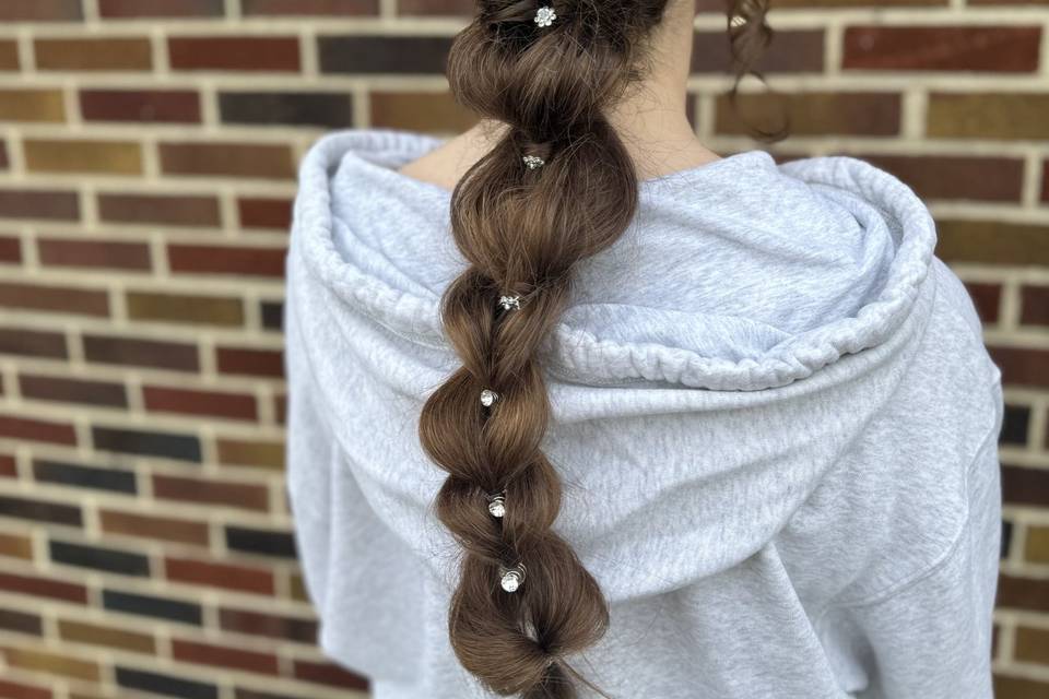 Prom hair