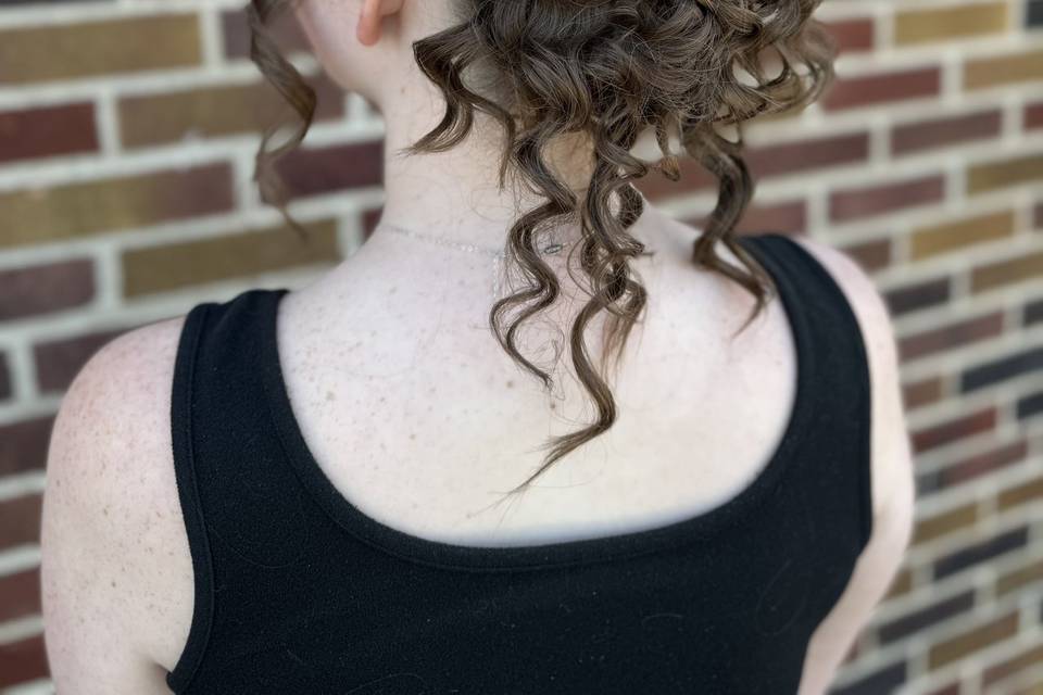Prom hair
