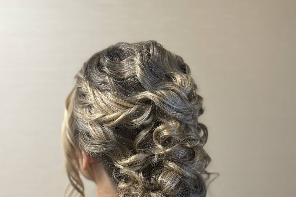 Bridesmaid updo