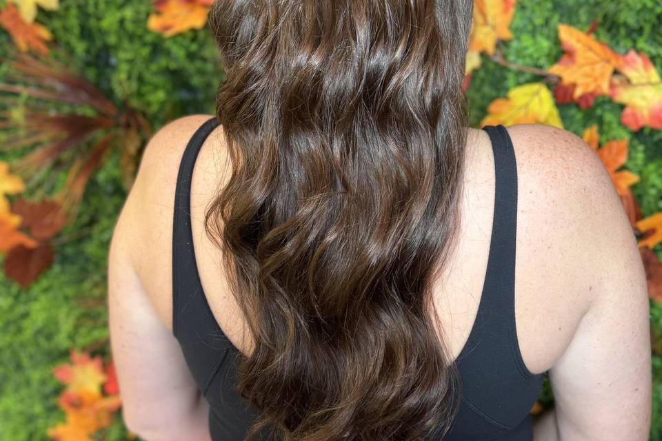 Bridesmaid hair