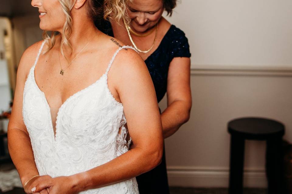 BRide hair and makeup