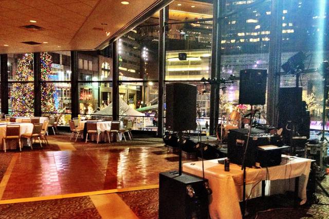DJ set-up