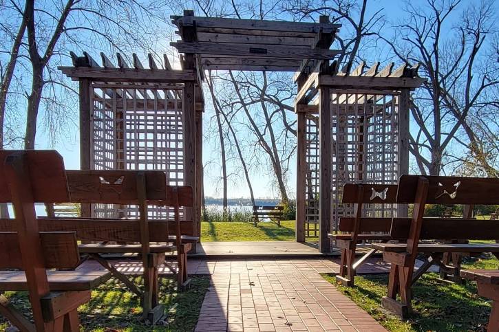 A beautiful ceremony spot