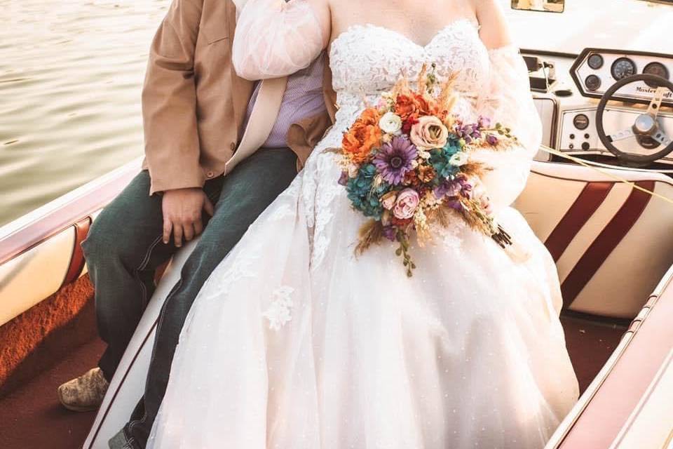 Couple on the lake