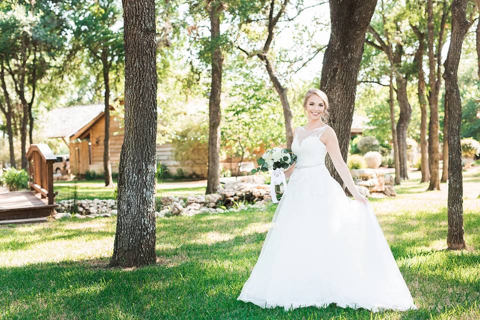 Redbud Hall - romantic meadow