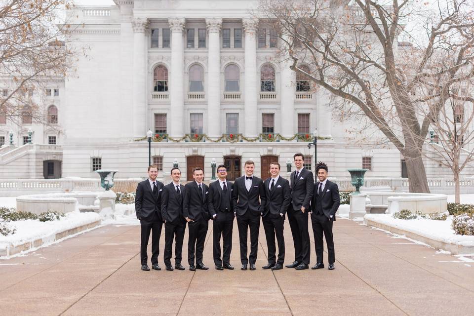 Downtown Madison wedding