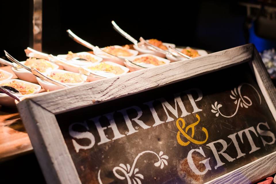 Shrimp and Grits Station