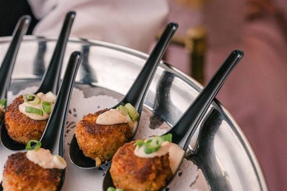 Petite Crab Cakes + Remoulade