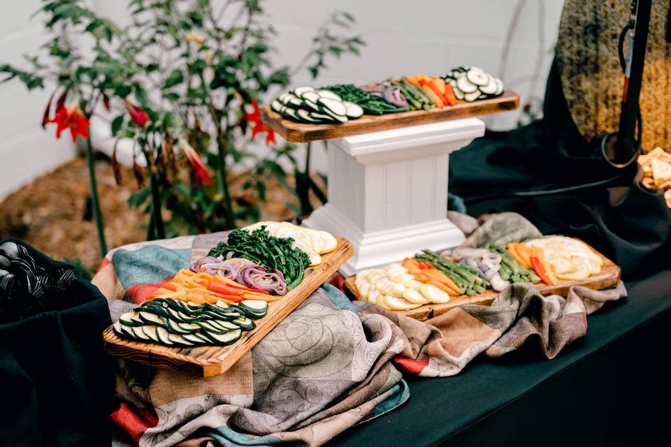 Roasted Vegetable Display