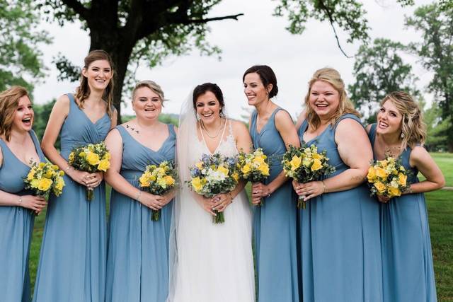 A beautiful wedding party