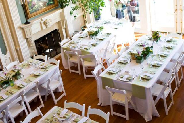 Wedding reception area