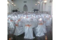 The Great Hall in the North Hills. Satin cover Special order sash.
